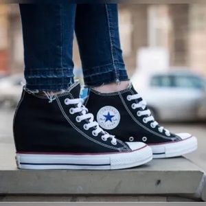 Converse Chuck Taylor® All Star® 'lux' Hidden Wedge High Top Sneaker